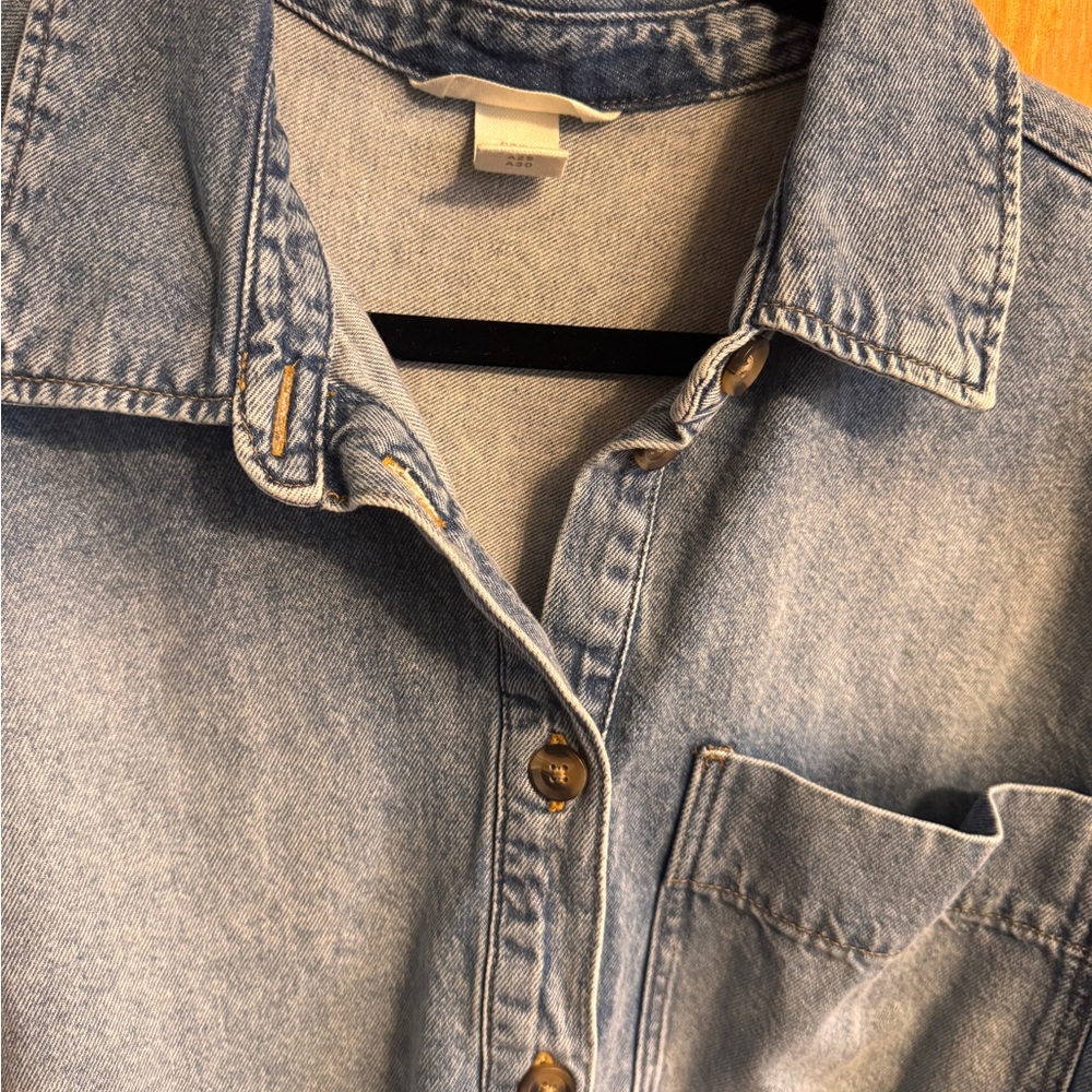 H&M Light Blue Denim Tunic